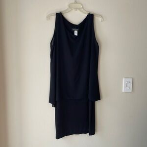 Soft Works Black Gown With Cape Size 8